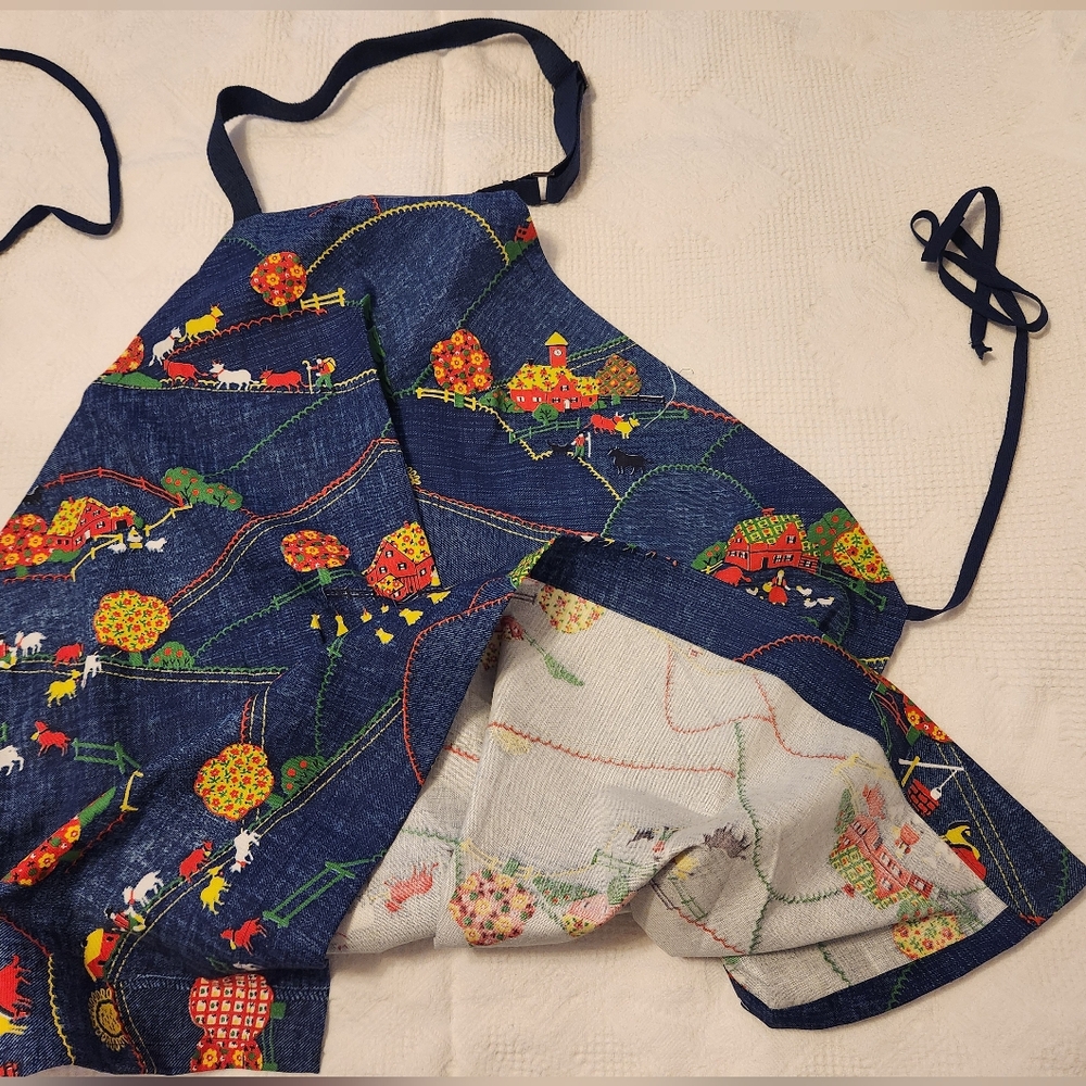 Handmade Kitchen Apron - Picture 3 of 4